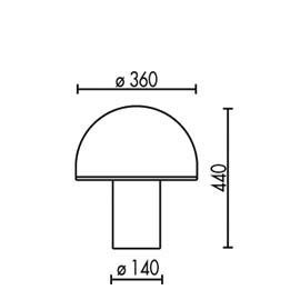 Настольный светильник Artemide