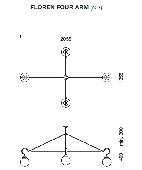 Люстра CTO Lighting