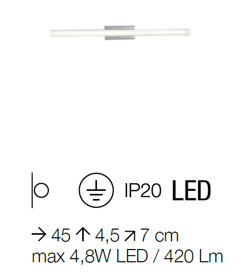 Настенный светильник Ideal Lux