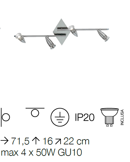 Настенно-потолочный светильник Ideal Lux
