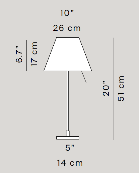 Настольная лампа Luceplan