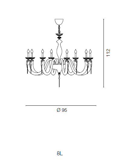 Люстра Lux Illuminazione