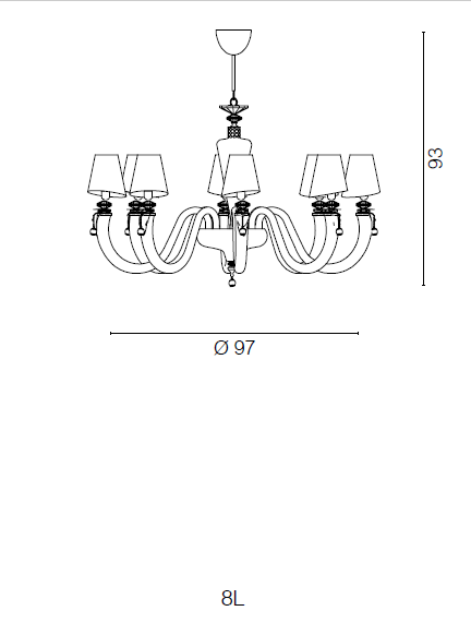 Люстра Lux Illuminazione