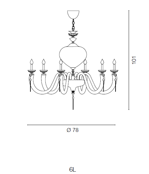 Люстра Lux Illuminazione