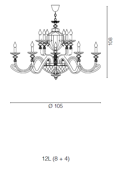 Люстра Lux Illuminazione