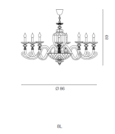 Люстра Lux Illuminazione