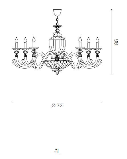 Люстра Lux Illuminazione