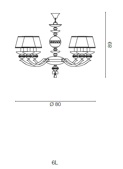 Люстра Lux Illuminazione