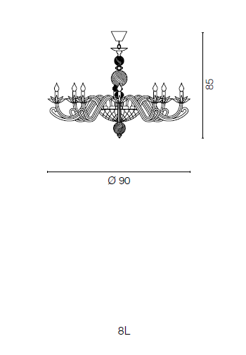 Люстра Lux Illuminazione