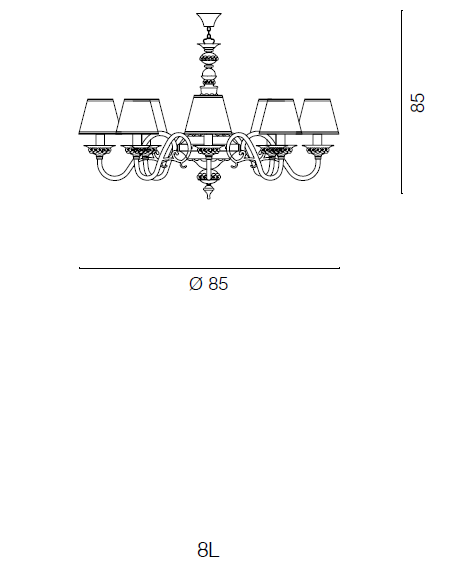 Люстра Lux Illuminazione