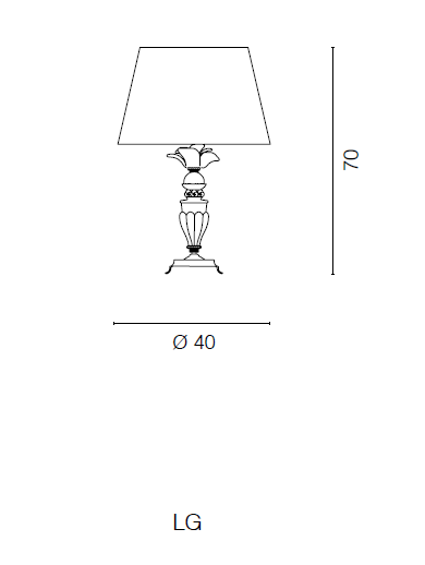Настольная лампа Lux Illuminazione