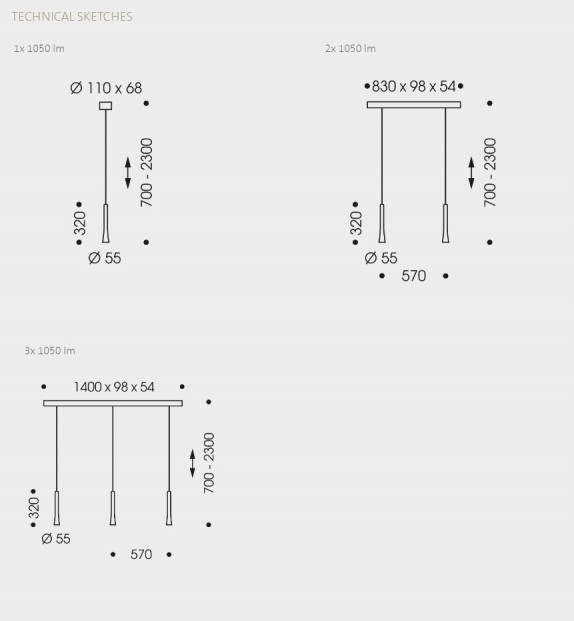 Подвесной светильник Oligo