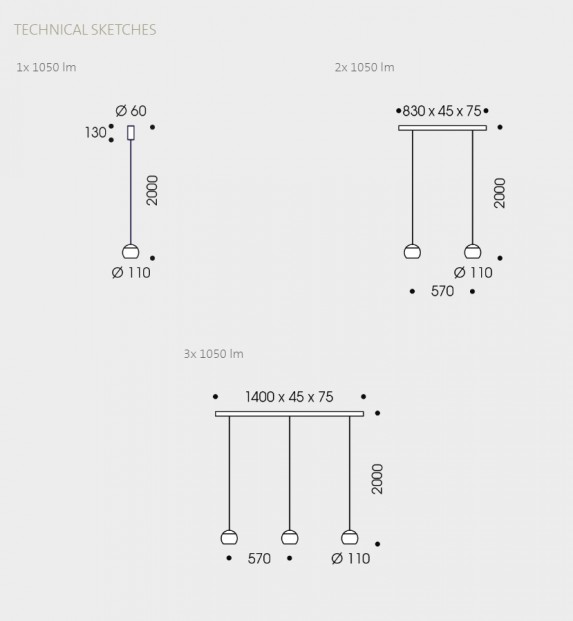 Подвесной светильник Oligo