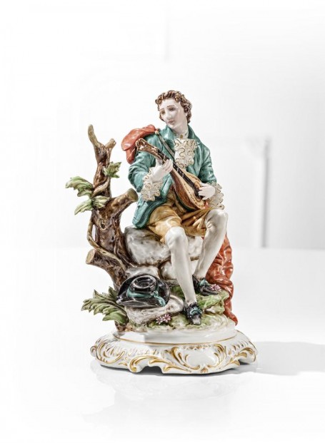Фарфоровая скульптура Tiche Porcellane d'Arte