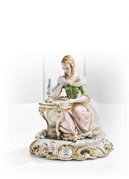 Фарфоровая скульптура Tiche Porcellane d'Arte