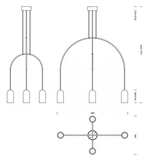 Подвесной светильник tossB