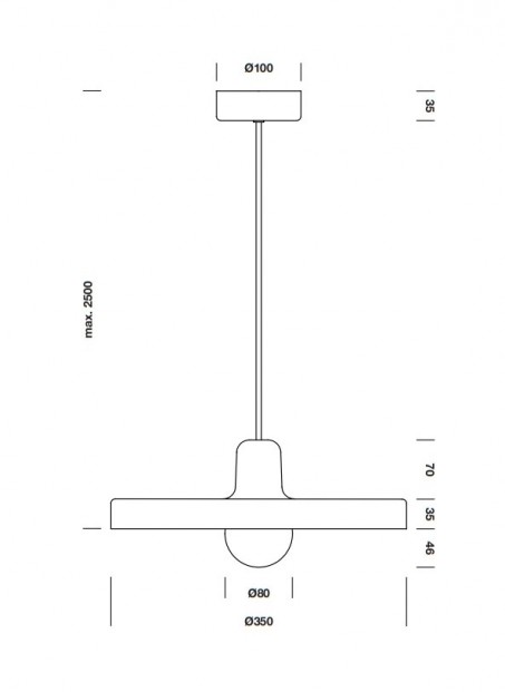 Подвесной светильник tossB